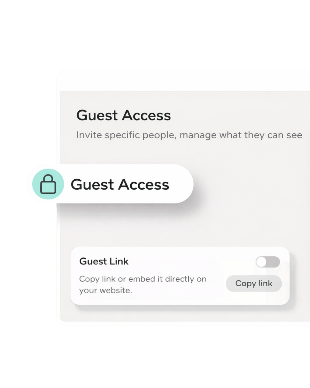 Guest access feature